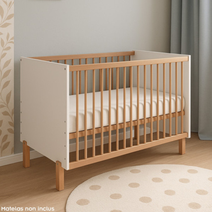 Avis Lit bébé évolutif à barreaux Matti Mon Mobilier Design 5