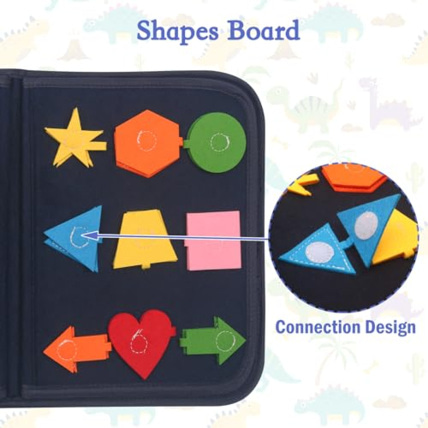 Avis Tableau d'activités Busy board Montessori pour enfants WITHOSENT 4