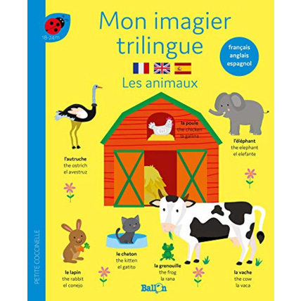 Avis Mon imagier trilingue - Les animaux BALLON 1