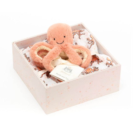 Avis Lot cadeau peluche pieuvre Odell Octopus Gift Set Jellycat 1