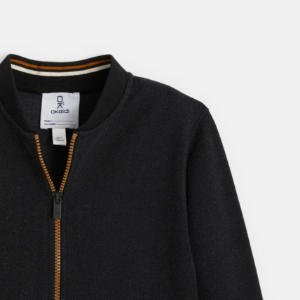 Avis Teddy zippé en maille gris garçon OKAIDI 3