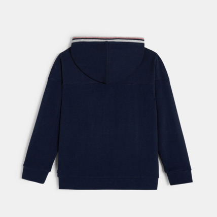 Avis Sweat-shirt zippé à capuche bleu garçon OKAIDI 4