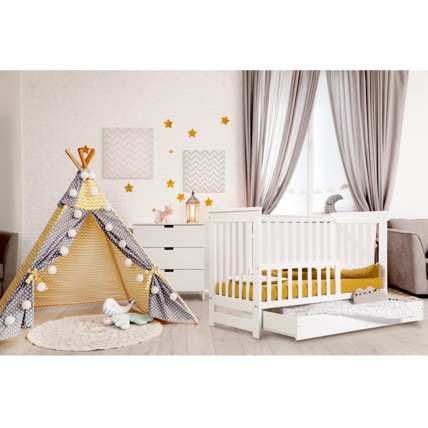 Avis Lit bébé enfant évolutif en bois avec tiroir IWO KLUPS 5