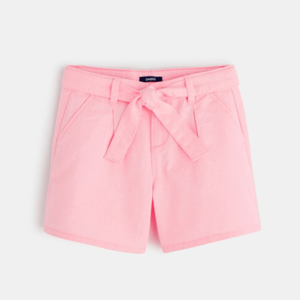 Avis Short à pinces rose fille OKAIDI 1