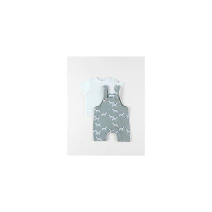 Avis Set salopette zèbres + t-shirt NOUKIE'S 1