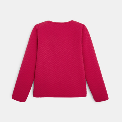Avis Sweat-shirt matelassé et doublé rose fille OKAIDI 5