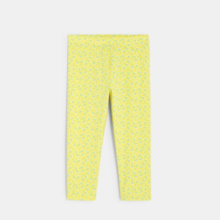 Avis Leggings courts imprimés jaune fille OKAIDI 1