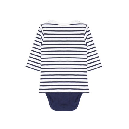 Avis Body rayé Baby - coton - Milk/Marine Deep/Marine Deep ARMOR-LUX 2