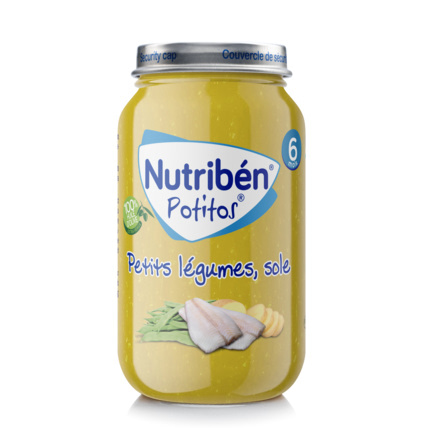 Avis Potito Petits légumes, sole 235g Nutribén ® 1