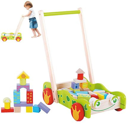 Pousseur trotteur bébé bois deals