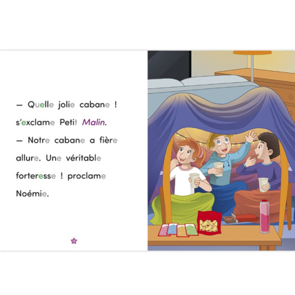 Avis Livre Une super cabane - Apprendre à lire avec Les Alphas ÉDITIONS RÉCRÉALIRE 3