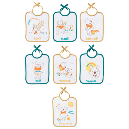 Avis Lot de 7 bavoirs naissance journaliers DISNEY BABY 2