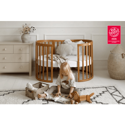 Avis Berceau Évolutif Ovale 7 en 1 avec Matelas Mon Lit Cabane 1