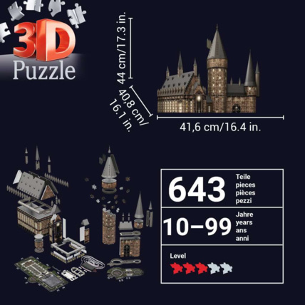 Avis Puzzle Château Poudlard - Grande Salle / Harry Potter - de 10 ans RAVENSBURGER 5