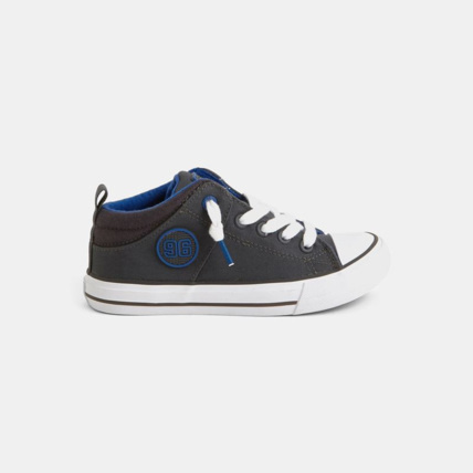 Avis Baskets mid en toile grises garçon OKAIDI 1