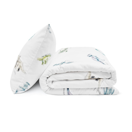 Avis Housse de couette en satin de coton - Dinosaures Mon Lit Cabane 2