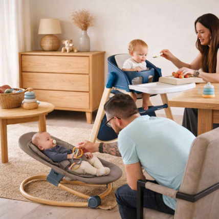 Avis Pack chaise haute et transat évolutif Grow With Me BO JUNGLE 3