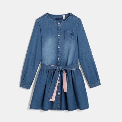 Avis Robe denim chambray bleue fille OKAIDI 1