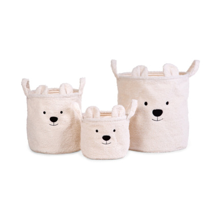 Avis Set de 3 paniers Teddy Childhome 2
