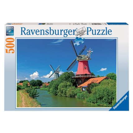 Avis Puzzle - Romantique moulins à vent - 500 pièces RAVENSBURGER 1