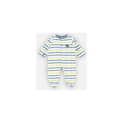 Avis Pyjama 1 pièce rayé en coton bio NOUKIE'S 1