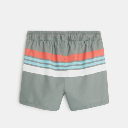Avis Short de bain rayé vert garçon OKAIDI 3