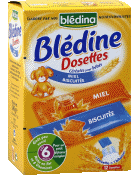 Avis Blédine 12 Dosettes individuelles miel et biscuitée Blédina 1