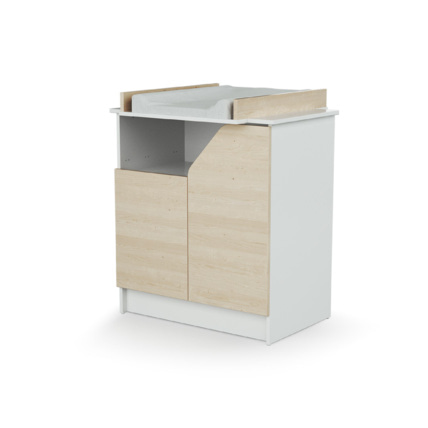 Avis Commode à langer 2 portes, 1 niche en bois CARNAVAL AT4 2