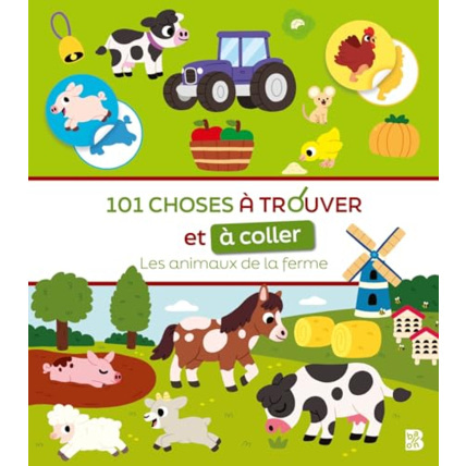 Avis 101 choses à trouver et à coller : Les animaux de la ferme BALLON 1