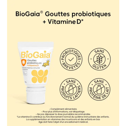 Avis BioGaia® Gouttes probiotiques + Vitamine D BioGaia 3