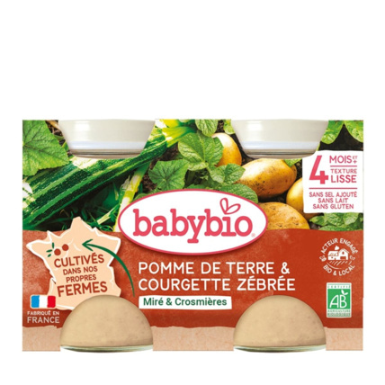 Avis Pomme de Terre & Courgette zébrée Babybio 1