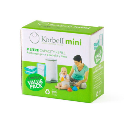 Avis Boîte de 3 recharges pour poubelle 9L KORBELL 1
