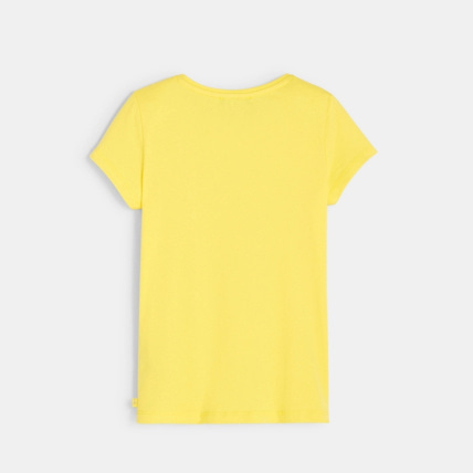 Avis T-shirt à motif 3D fantaisie jaune fille OKAIDI 3