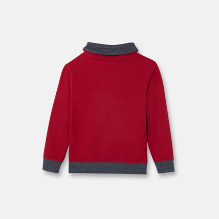 Avis Sweat-shirt à message rouge garçon OKAIDI 2