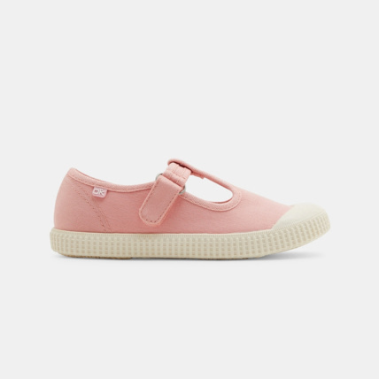 Avis Ballerines toile forme salomé roses fille OKAIDI 1
