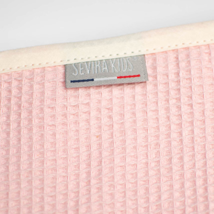 Avis Cape de bain bébé en coton nid d'abeille Sevira Kids 5