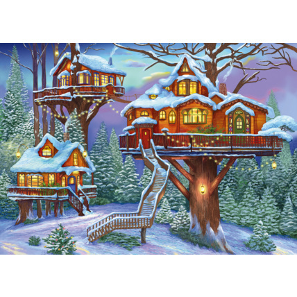 Avis Puzzle Winter Treehouse ALIPSON PUZZLE 1