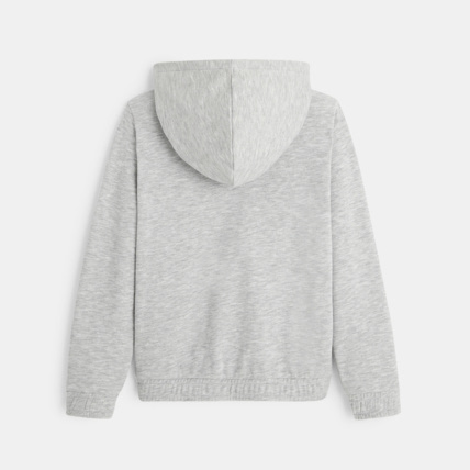 Avis Sweat zippé à capuche gris fille OKAIDI 4