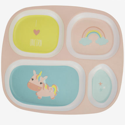 Avis Assiettes à compartiments en mélaminé Prémaman 3