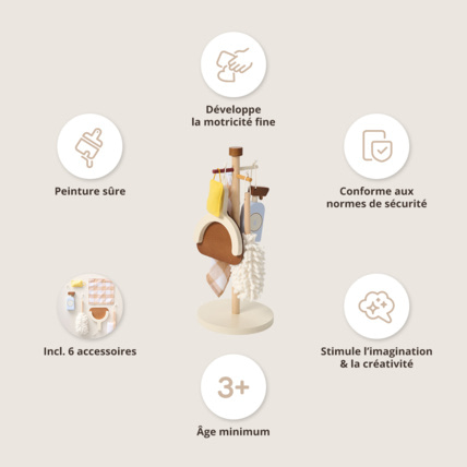 Avis Kit Ménage Enfant Bois Noyer Petite Amélie 3