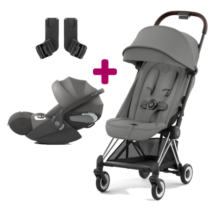 Avis Poussette Duo Coya + Siège Cozy + coque Cloud T i-size Cozy  CYBEX 4