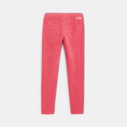 Avis Treggings en velours à pois pailletés rose fille OKAIDI 3