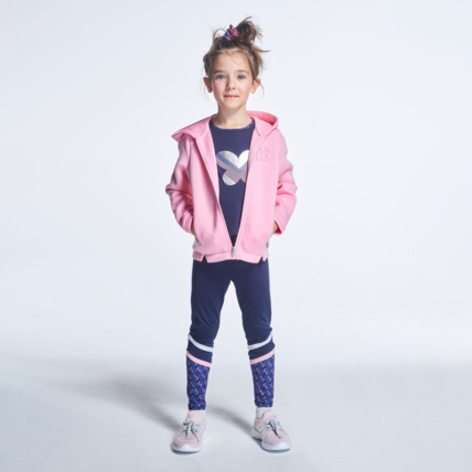 Avis Sweat zippé à capuche rose fille OKAIDI 1