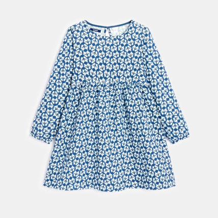 Avis Robe évasée imprimée all over bleue fille OKAIDI 2