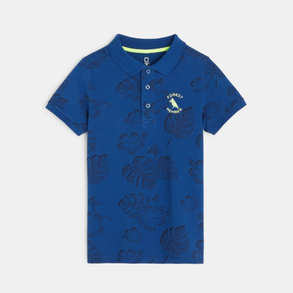 Avis Polo imprimé bleu garçon OKAIDI 1
