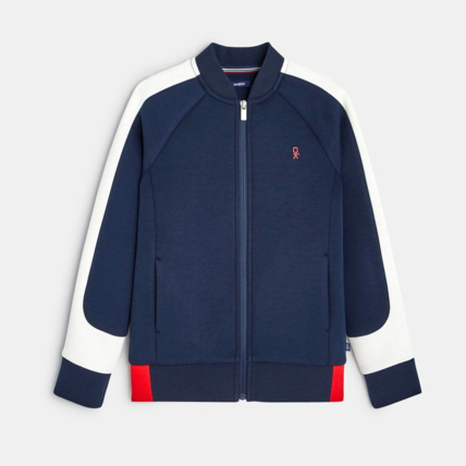 Avis Sweat zippé tricolore bleu garçon OKAIDI 2