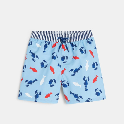 Avis Short de bain imprimé bleu garçon OKAIDI 1
