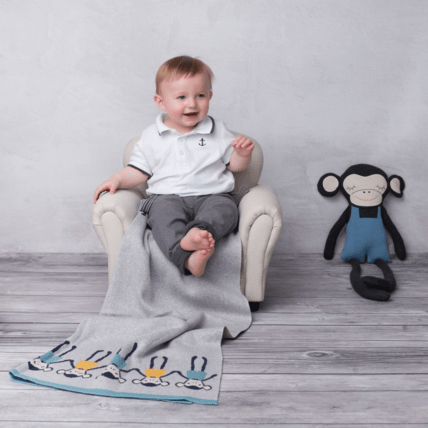 Avis Grande peluche en coton tricot, Singe Sevira Kids 7