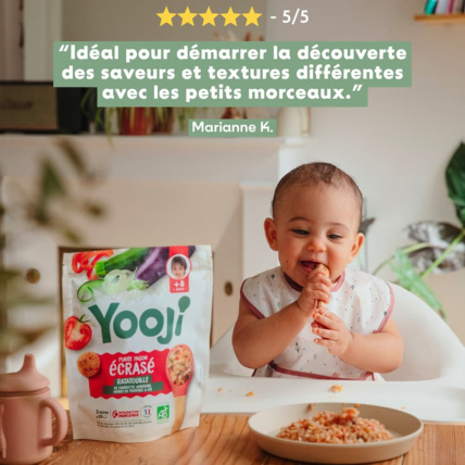 Avis Écrasé Ratatouille : purée morceaux & riz Yooji 3