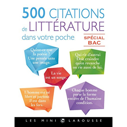 Avis 500 citations de français dans votre poche LAROUSSE 1